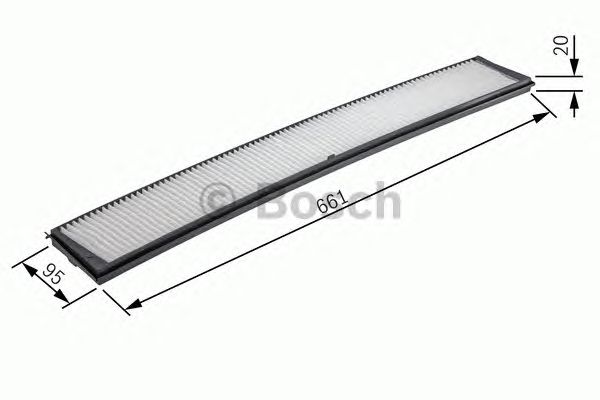 1987432336 BOSCH Фільтр салону R23361