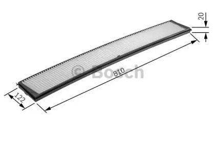 1987432424 BOSCH Фільтр салону R24241