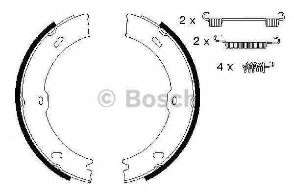 0986487720 BOSCH Гальмівні колодки до барабанів (HB) BS9401