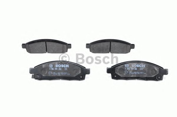 0986494268 BOSCH Гальмівні колодки до дисків BP11801