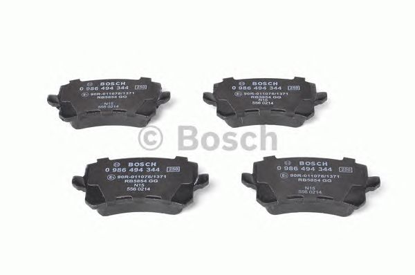 0986494344 BOSCH Гальмівні колодки до дисків1