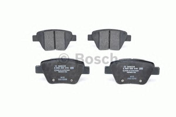 0986494416 BOSCH Гальмівні колодки до дисків1
