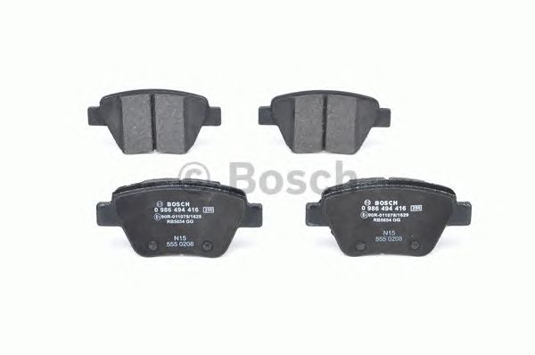 0986494416 BOSCH Гальмівні колодки до дисків2