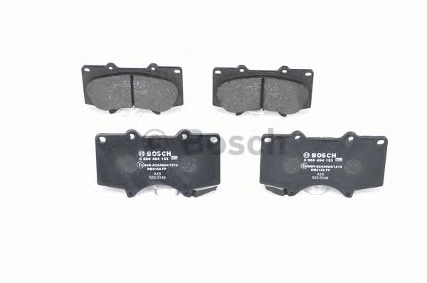 0986494153 BOSCH Гальмівні колодки до дисків BP10642