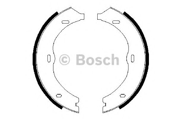 0986487718 BOSCH Гальмівні колодки до барабанів (HB) BS9381