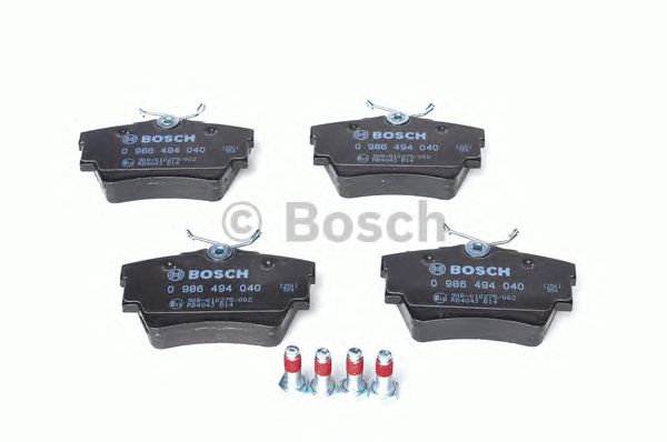 0986494040 BOSCH Гальмівні колодки до дисків BP3781