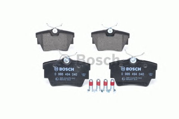0986494040 BOSCH Гальмівні колодки до дисків BP3781