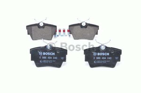 0986494040 BOSCH Гальмівні колодки до дисків BP3782