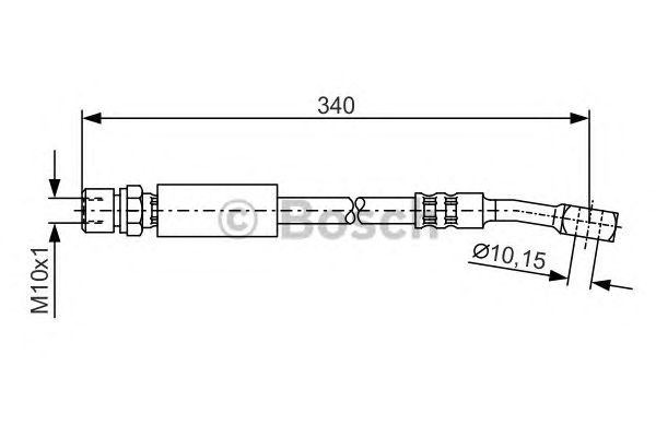 1987476691 BOSCH Гальмівний шланг1
