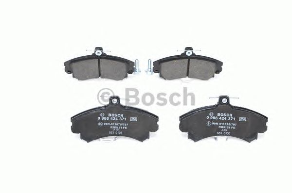 0986424371 BOSCH Гальмівні колодки до дисків BP1823