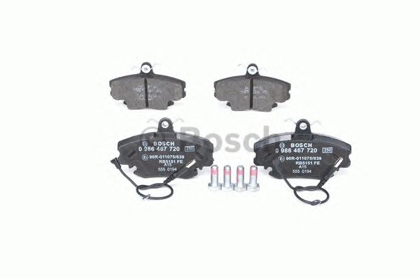 0986467720 BOSCH Гальмівні колодки до дисків BP7132