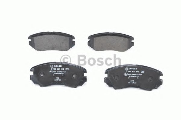 0986424815 BOSCH Гальмівні колодки до дисків BP9532