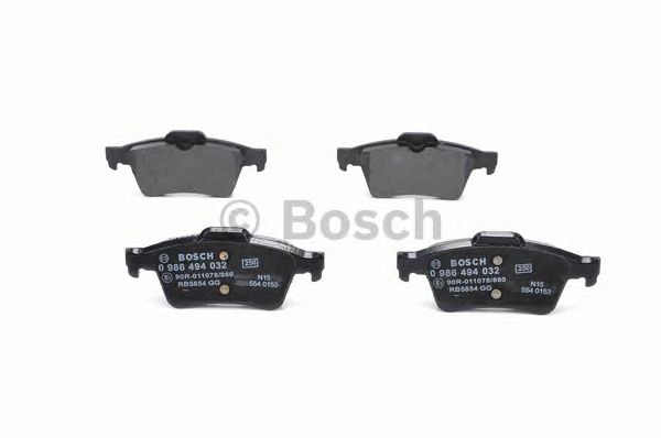 0986494032 BOSCH Гальмівні колодки до дисків BP3462