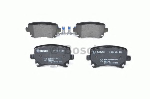 0986494053 BOSCH Гальмівні колодки до дисків3