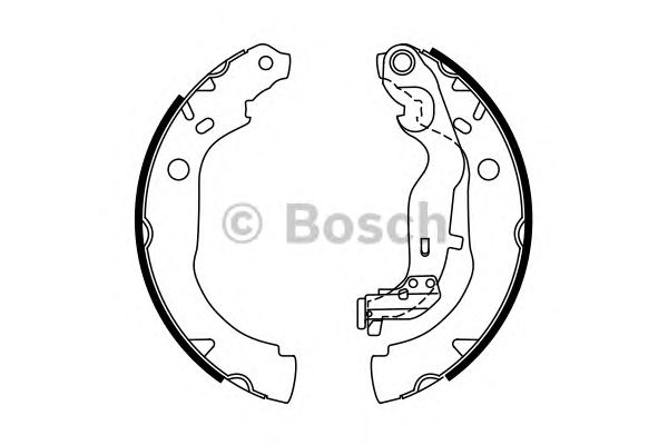 0986487774 BOSCH Гальмівні колодки до барабанів BS9941