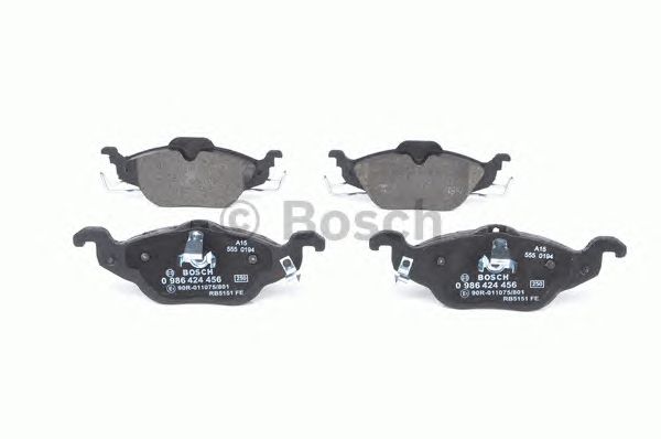 0986424456 BOSCH Гальмівні колодки до дисків BP2253