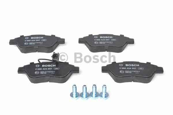0986424597 BOSCH Гальмівні колодки до дисків BP3391