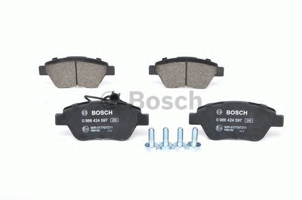 0986424597 BOSCH Гальмівні колодки до дисків BP3393