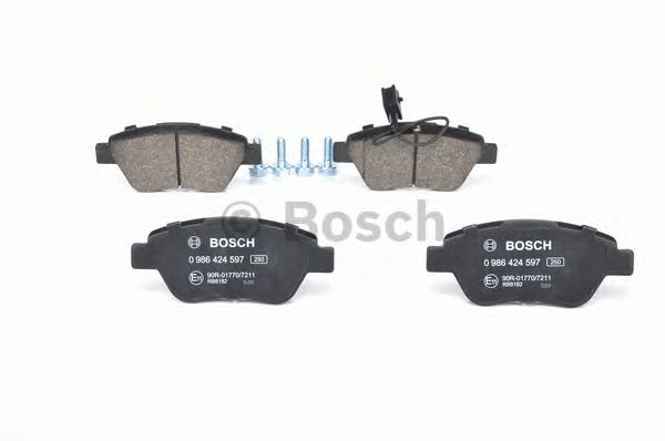 0986424597 BOSCH Гальмівні колодки до дисків BP3394
