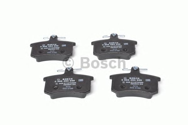 0986494059 BOSCH Гальмівні колодки до дисків BP7831