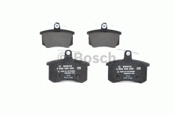 0986494059 BOSCH Гальмівні колодки до дисків BP7832