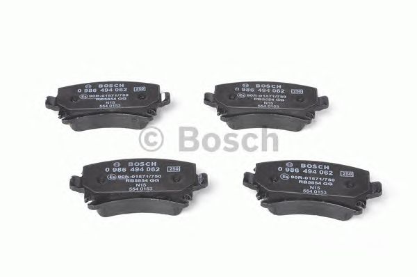 0986494062 BOSCH Гальмівні колодки до дисків1