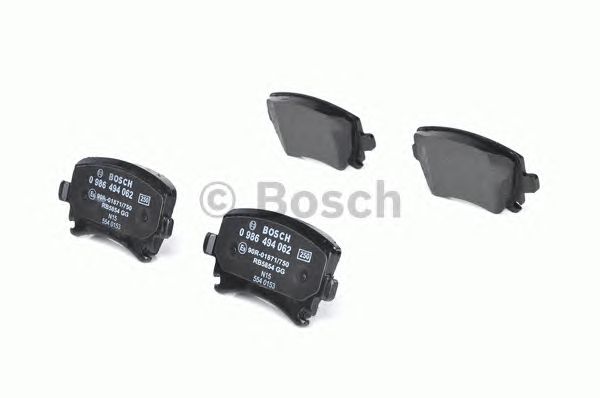 0986494062 BOSCH Гальмівні колодки до дисків3