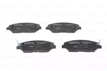 0986494227 BOSCH Гальмівні колодки до дисків2