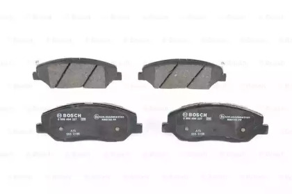 0986494227 BOSCH Гальмівні колодки до дисків5