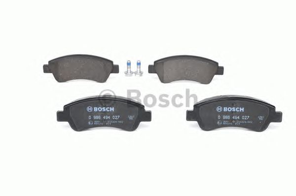 0986494027 BOSCH Гальмівні колодки до дисків2