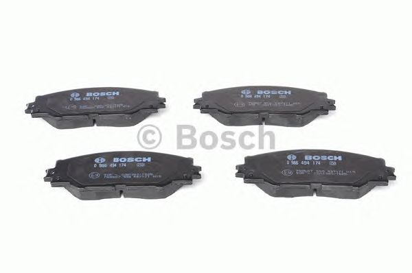 0986494174 BOSCH Гальмівні колодки до дисків BP10851