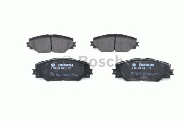 0986494174 BOSCH Гальмівні колодки до дисків BP10851
