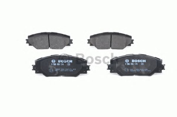 0986494174 BOSCH Гальмівні колодки до дисків BP10852