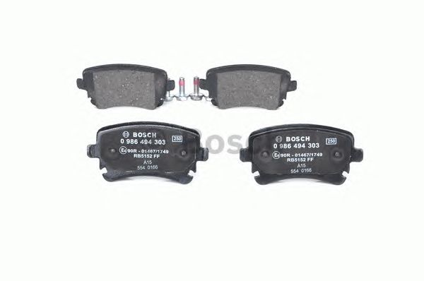 0986494303 BOSCH Гальмівні колодки до дисків BP12351