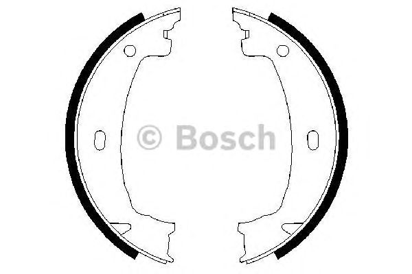 0986487608 BOSCH Гальмівні колодки до барабанів (HB) BS8461