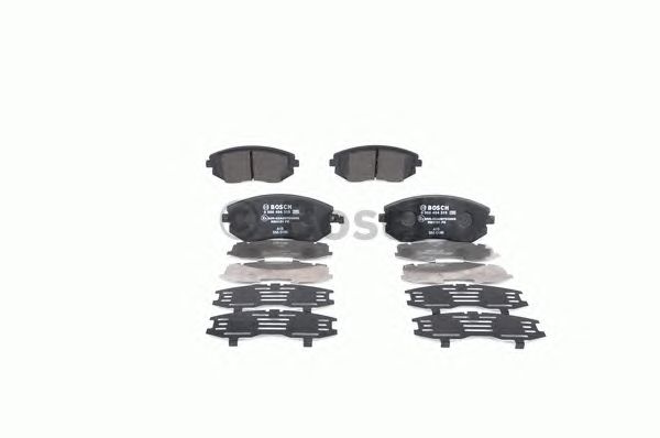 0986494315 BOSCH Гальмівні колодки до дисків3