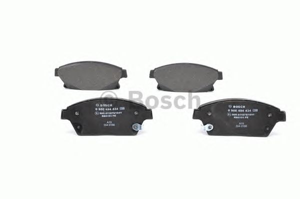 0986494434 BOSCH Гальмівні колодки до дисків2