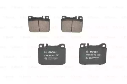 0986463412 BOSCH Гальмівні колодки до дисків BP6353