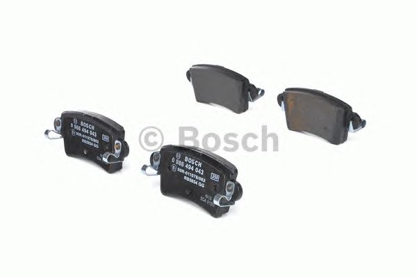 0986494043 BOSCH Гальмівні колодки до дисків BP3914