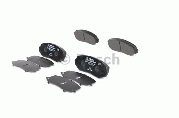 0986494241 BOSCH Гальмівні колодки до дисків BP13043