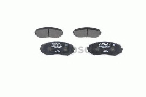 0986494241 BOSCH Гальмівні колодки до дисків BP13044