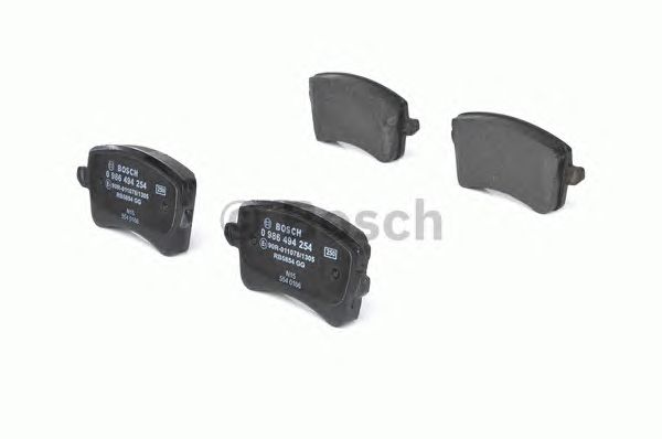 0986494254 BOSCH Гальмівні колодки до дисків4