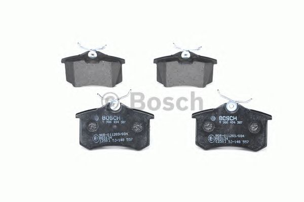 0986494387 BOSCH Гальмівні колодки до дисків1