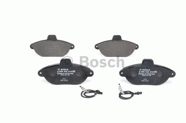 0986424415 BOSCH Гальмівні колодки до дисків BP2051