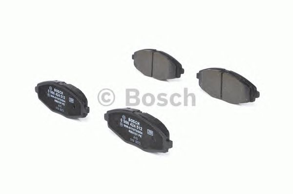 0986424512 BOSCH Гальмівні колодки до дисків BP2704