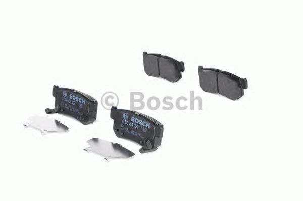 0986494237 BOSCH Гальмівні колодки до дисків BP11723