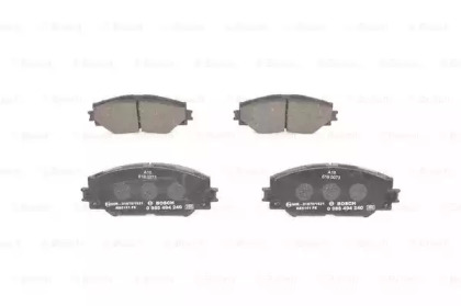 0986494240 BOSCH Гальмівні колодки до дисків BP13033