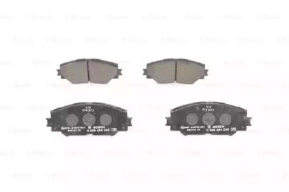 0986494240 BOSCH Гальмівні колодки до дисків BP13035