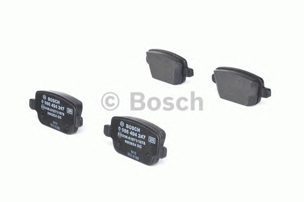 0986494247 BOSCH Гальмівні колодки до дисків3