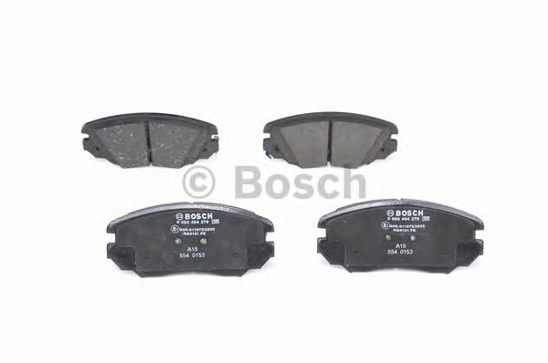 0986494279 BOSCH Гальмівні колодки до дисків2
